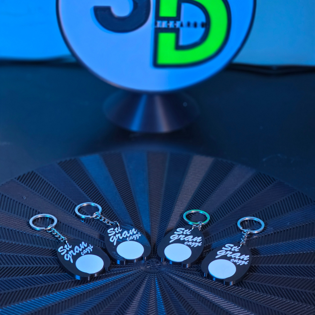 Portachiavi Sti Cazzi con Gettone Carrello