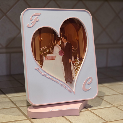 Portafoto su Misura in 3D Personalizzato - Foto 20 cm x 25 cm