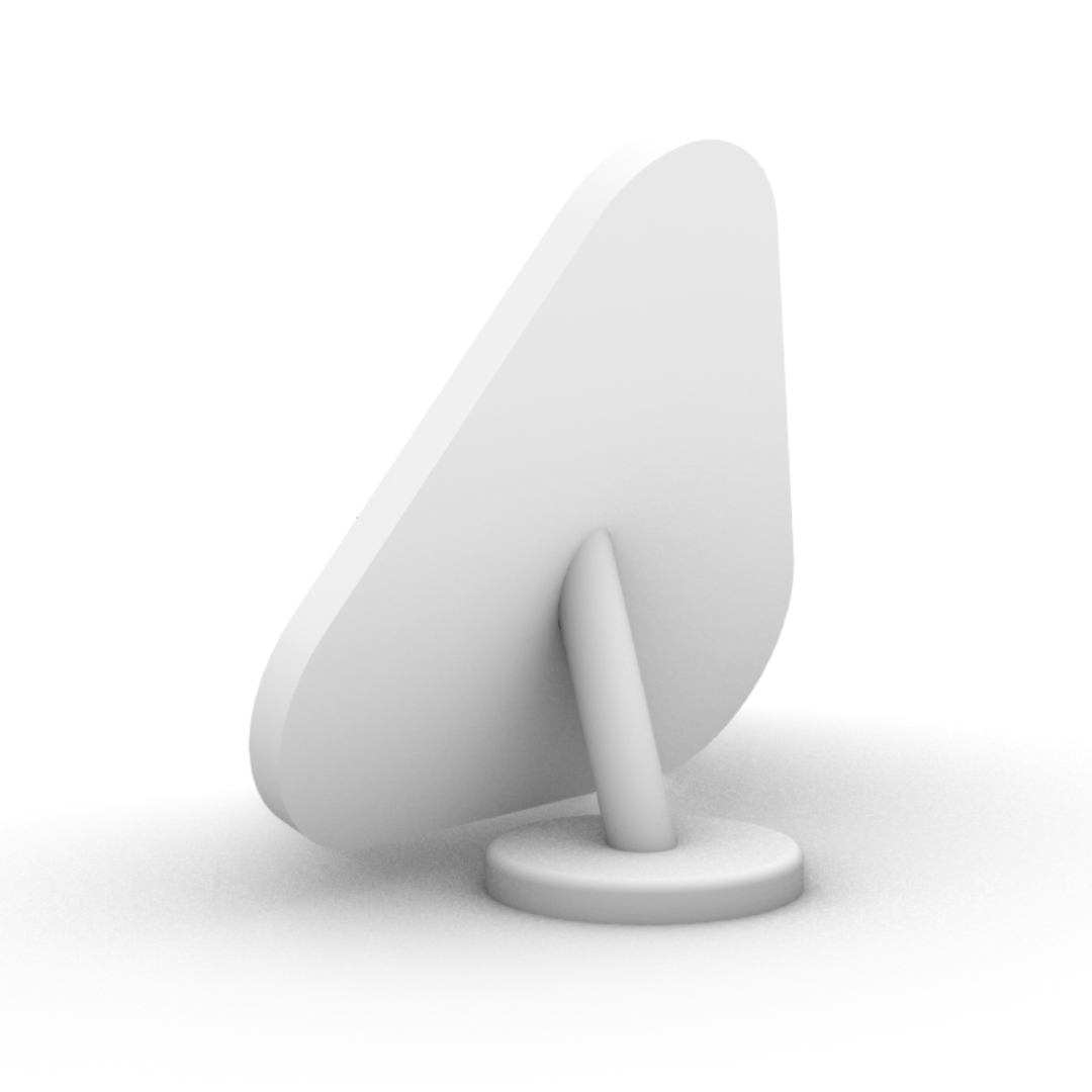 Logo da Scrivania con Piedistallo