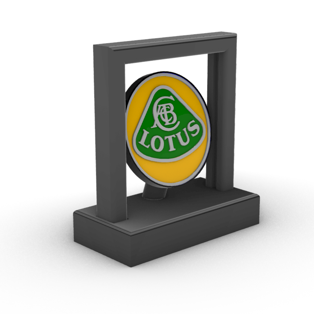 Lampada LED con logo Lotus