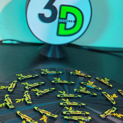 Magnete Raduno Auto per la Festa della Donna - Gadget Calamita 8 Marzo