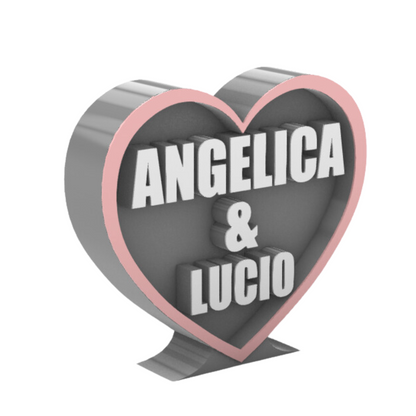Cuore con Nome Personalizzabile