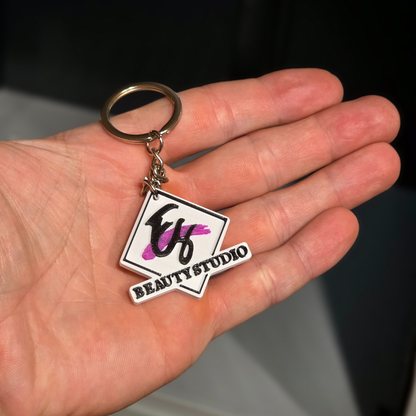 Portachiavi Personalizzati con Codice QR - Beauty Studio