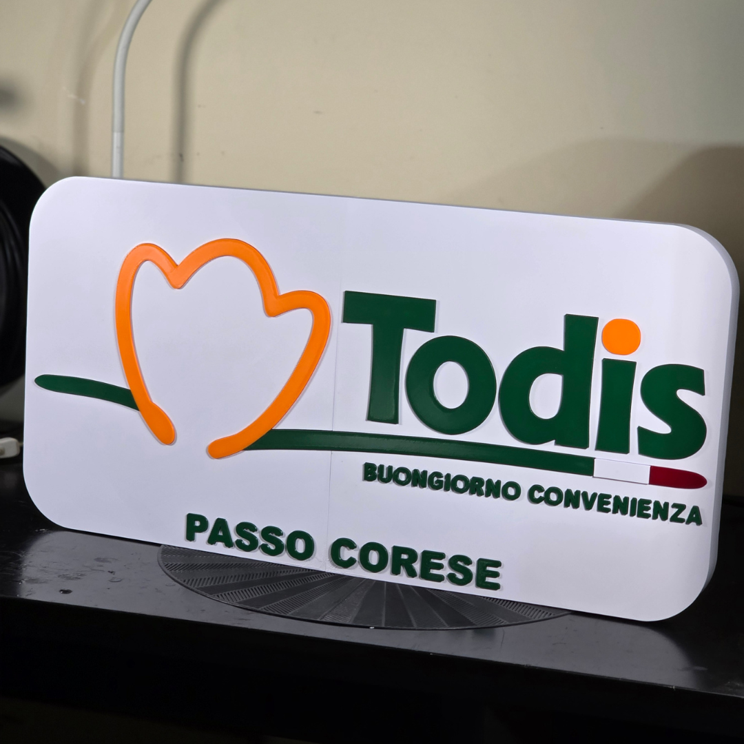 LOGO GIGANTE TODIS PERSONALIZZATO