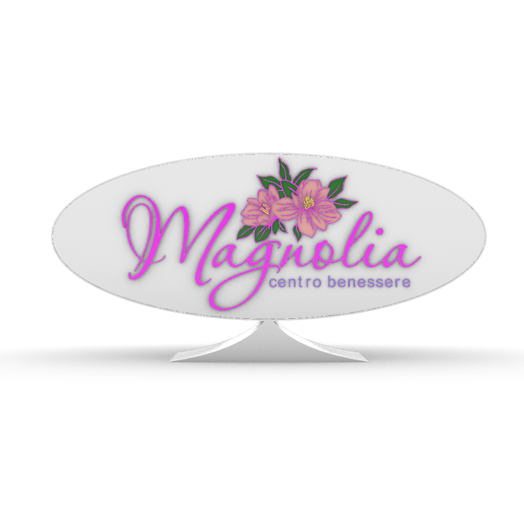 Porta Biglietti da Visita Personalizzato - Centro Benessere Magnolia