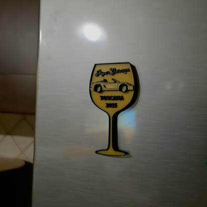 Gadget Magnete per Raduno Auto - Calamita Piper Garage