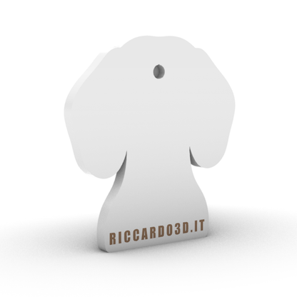 Portachiavi da Muro Bassotto Stampato in 3D - Portachiavi da Parete
