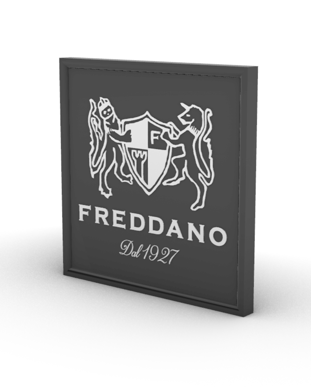 Logo Aziendale in 3D da Appendere al Muro - Targa da Parete Personalizzata - Freddano