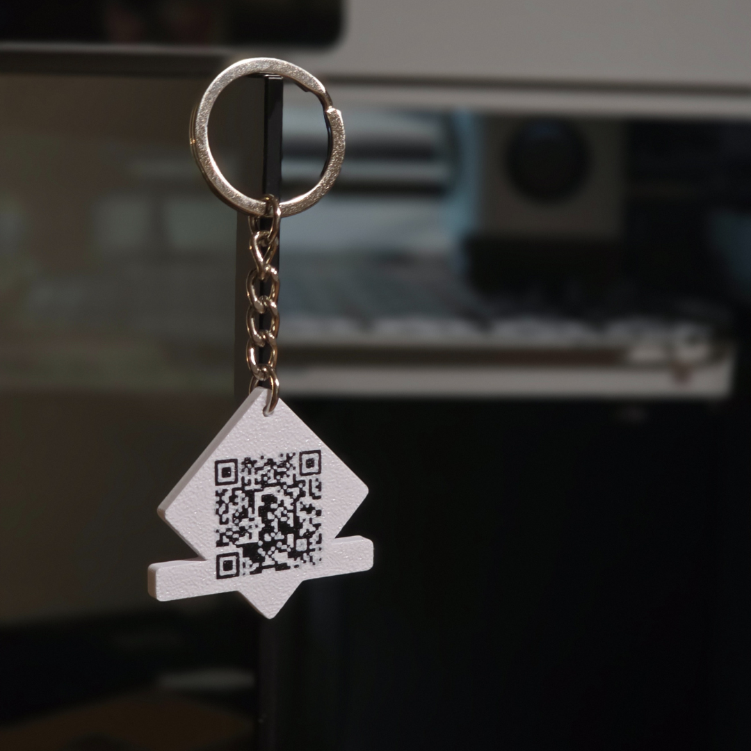 Portachiavi Personalizzati con Codice QR - Beauty Studio