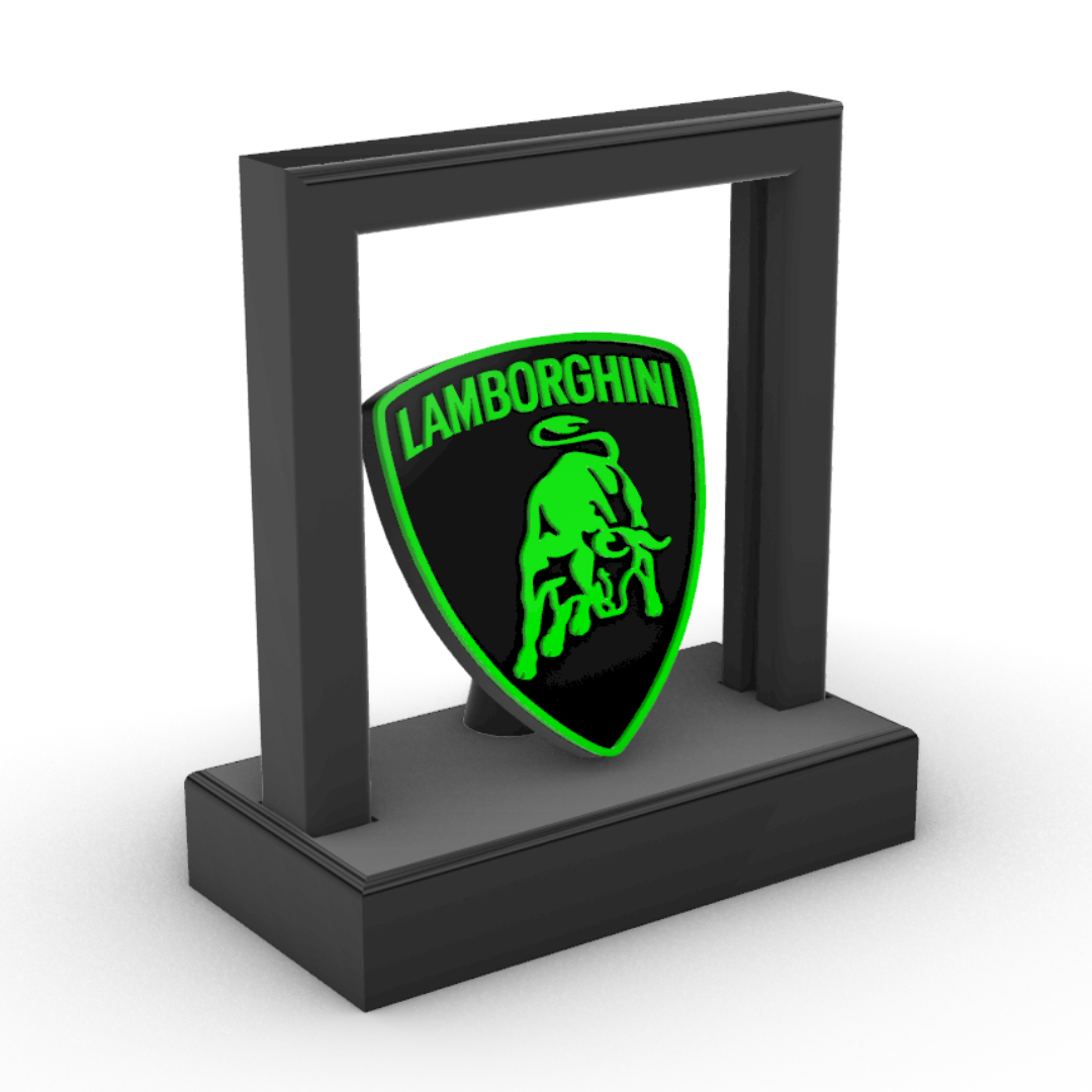 Lampada LED con Logo Lamborghini