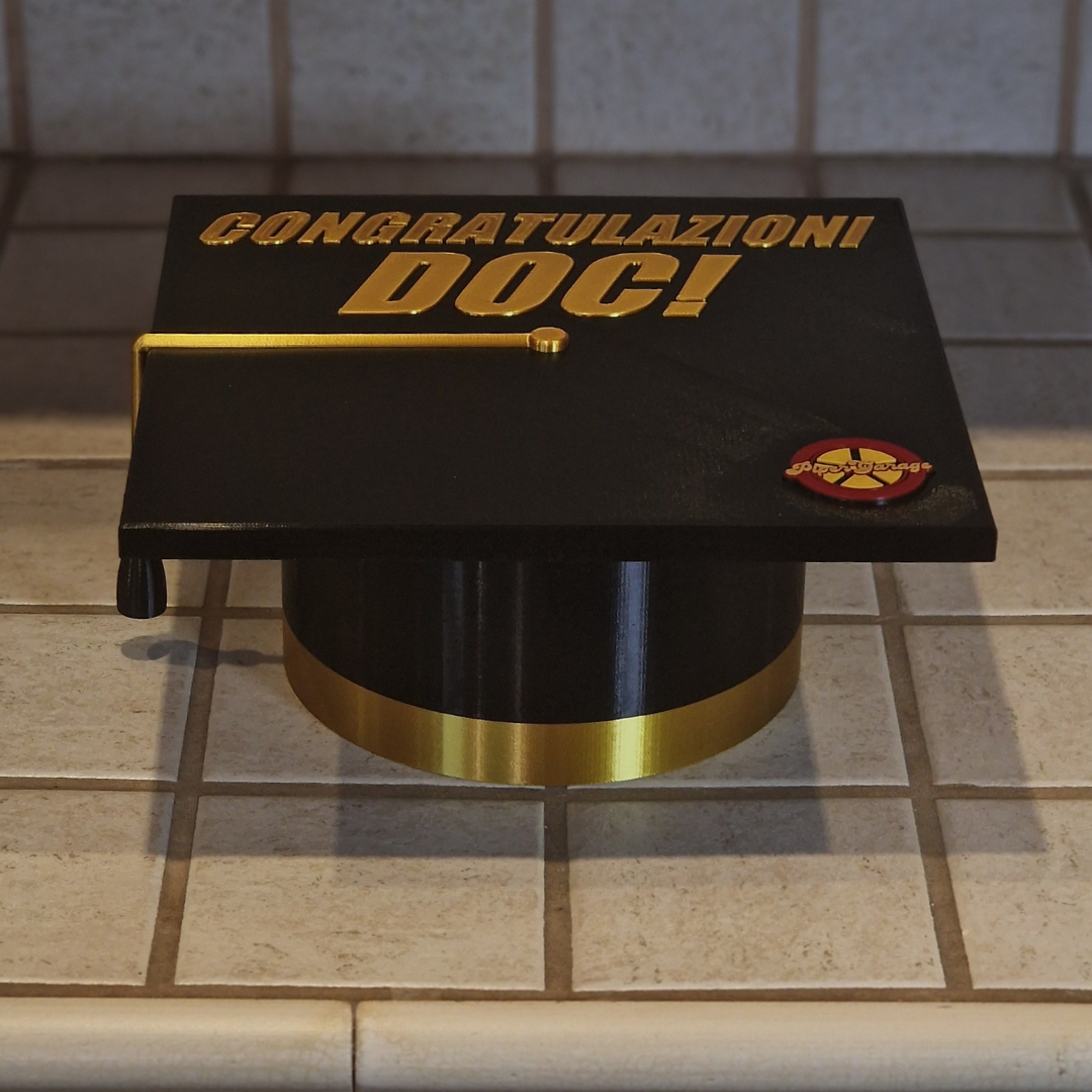 Cappello Accademico Laurea Personalizzabile in 3D