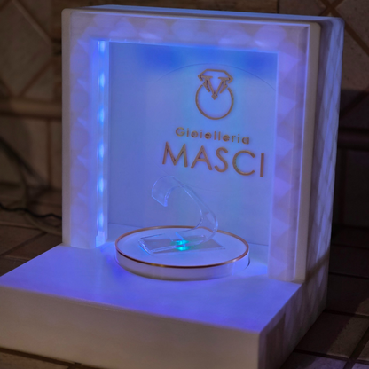 Espositore Orologi e Anelli Personalizzabile per Gioiellerie - su ordinazione