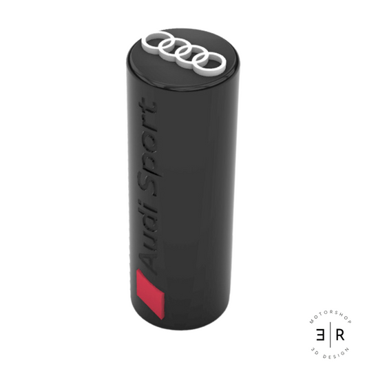 Pomello Cambio Manuale Audi - Logo Audi a rilievo