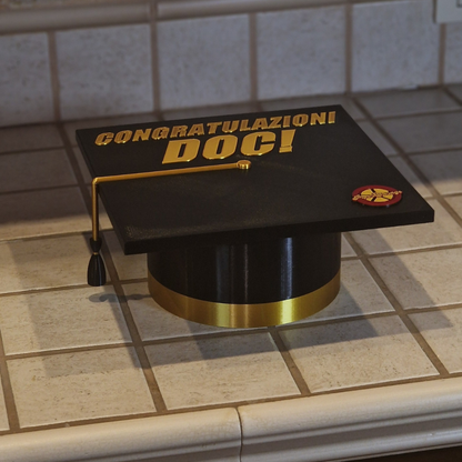 Cappello Accademico Laurea Personalizzabile in 3D