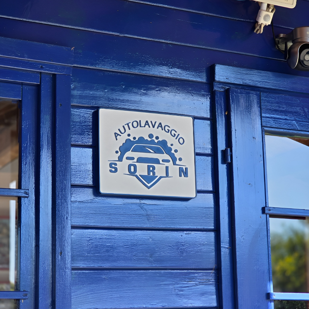 Logo da Appendere a Parete - Targa con Logo Aziendale