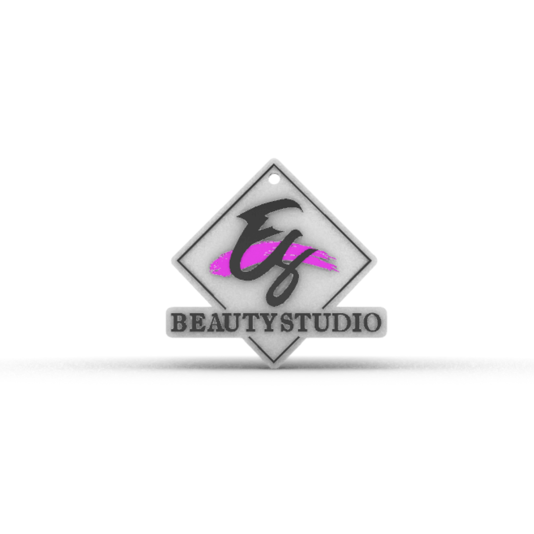 Portachiavi Personalizzati con Codice QR - Beauty Studio