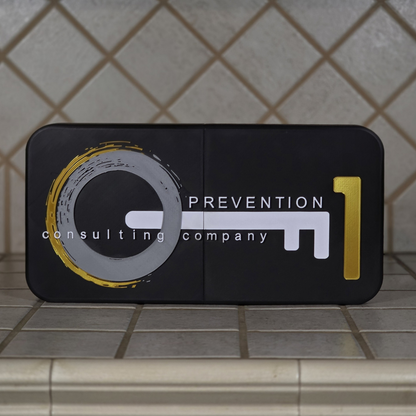 Logo Aziendale da Appendere al Muro - Logo 3D da Parete