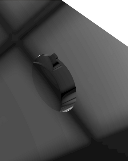 Quadro con Sfondo Texture Fibra di Carbonio - Logo Jaguar