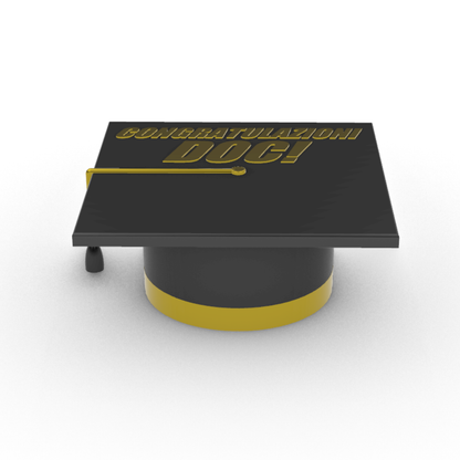 Cappello Accademico Laurea Personalizzabile in 3D
