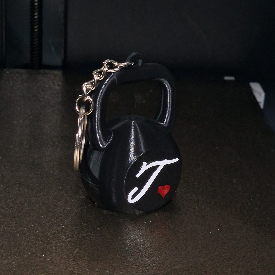 Portachiavi Kettlebell Personalizzabile
