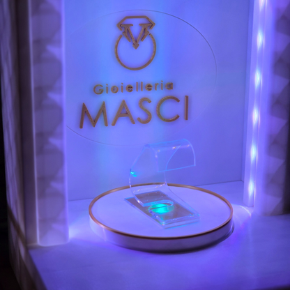 Espositore Orologi e Anelli Personalizzabile per Gioiellerie - su ordinazione