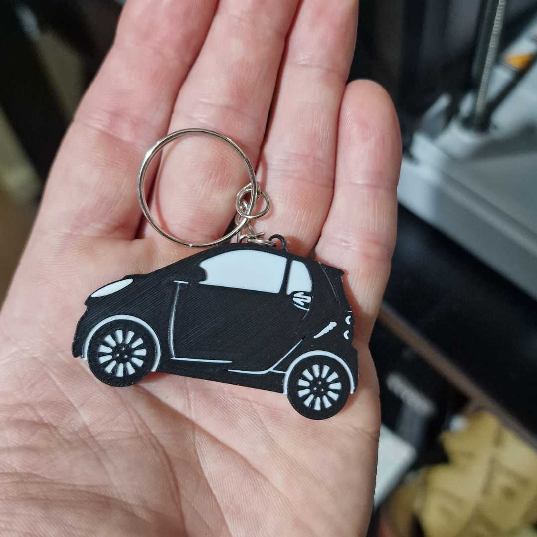 Portachiavi Smart Fortwo Personalizzabile