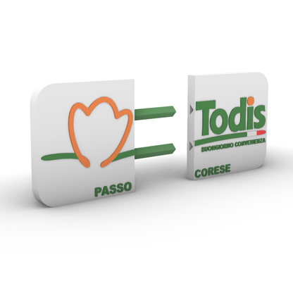 LOGO GIGANTE TODIS PERSONALIZZATO