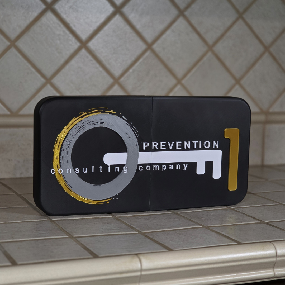 Logo Aziendale da Appendere al Muro - Logo 3D da Parete