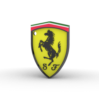 Portachiavi Ferrari 3D Personalizzabile con Nome