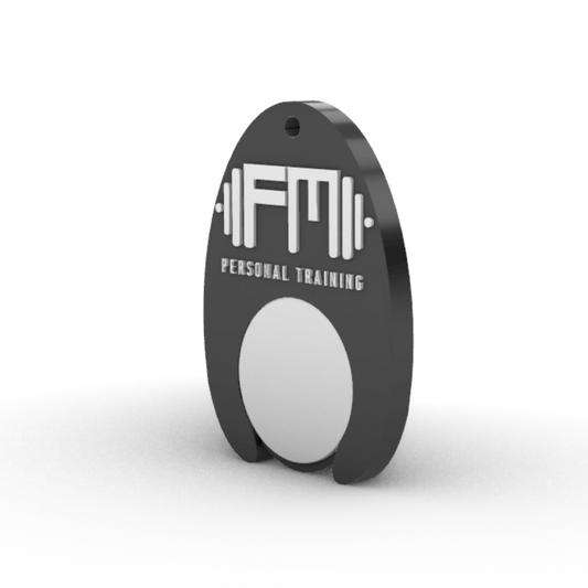 Portachiavi con Gettone per Carrello della Spesa