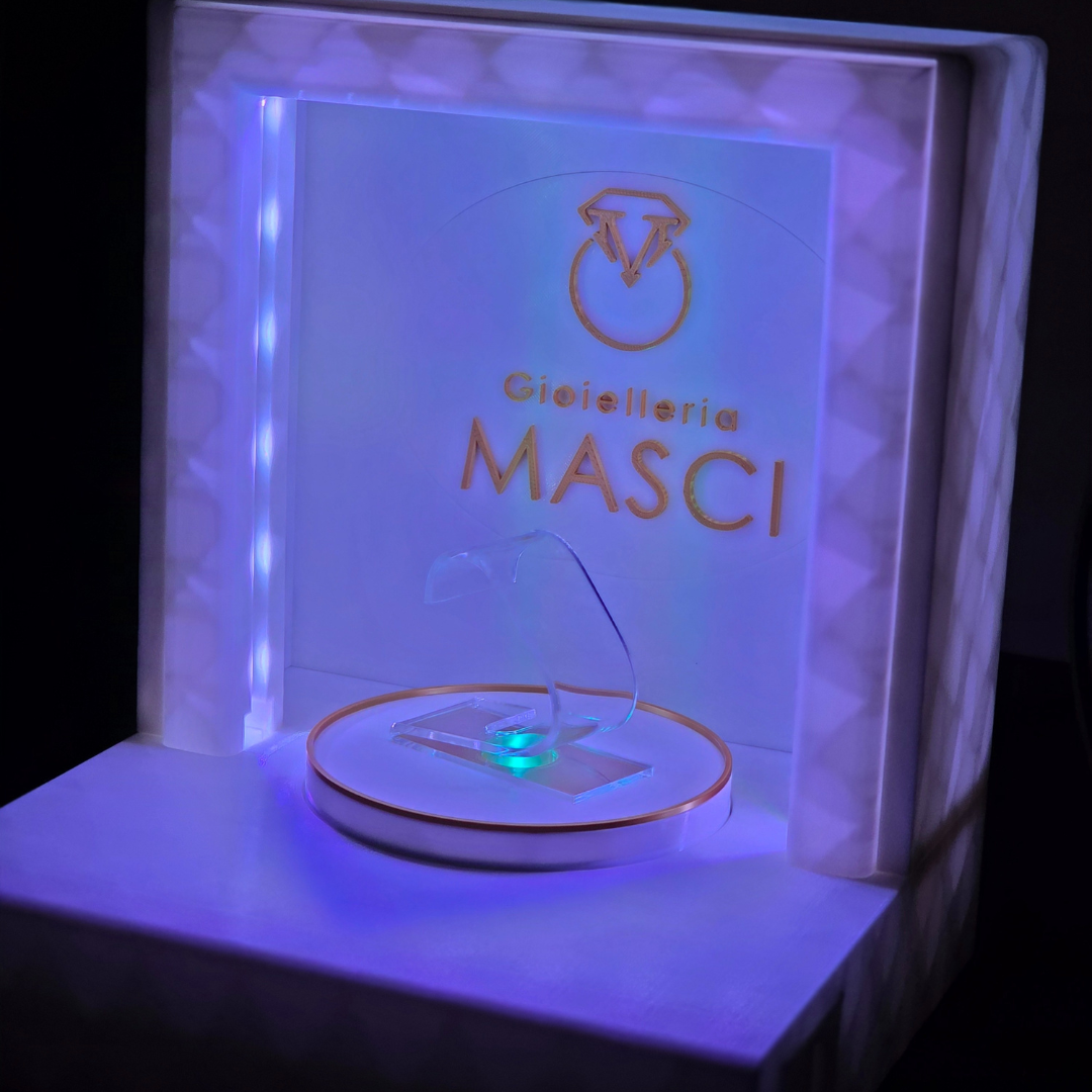 Espositore Orologi e Anelli Personalizzabile per Gioiellerie - su ordinazione