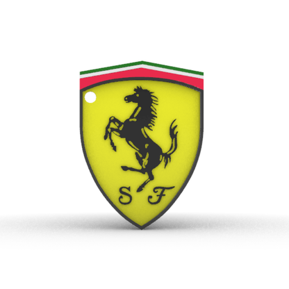 Portachiavi Ferrari 3D Personalizzabile con Nome