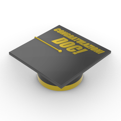 Cappello Accademico Laurea Personalizzabile in 3D