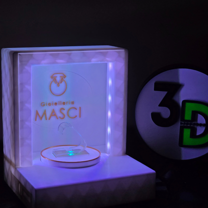 Espositore Orologi e Anelli Personalizzabile per Gioiellerie - su ordinazione