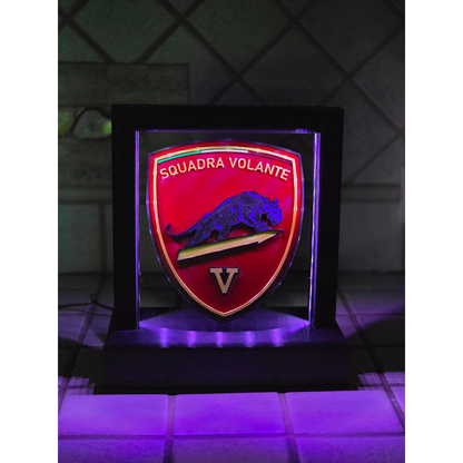 Lampada LED con Logo Squadra Volante Polizia - Turno V