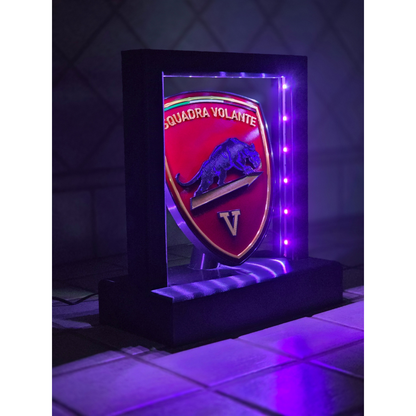 Lampada LED con Logo Squadra Volante Polizia - Turno V