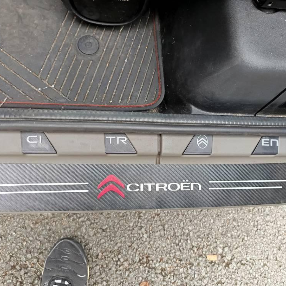 Scuff Plates - battitacco - Citroen Ami - Versione con Logo