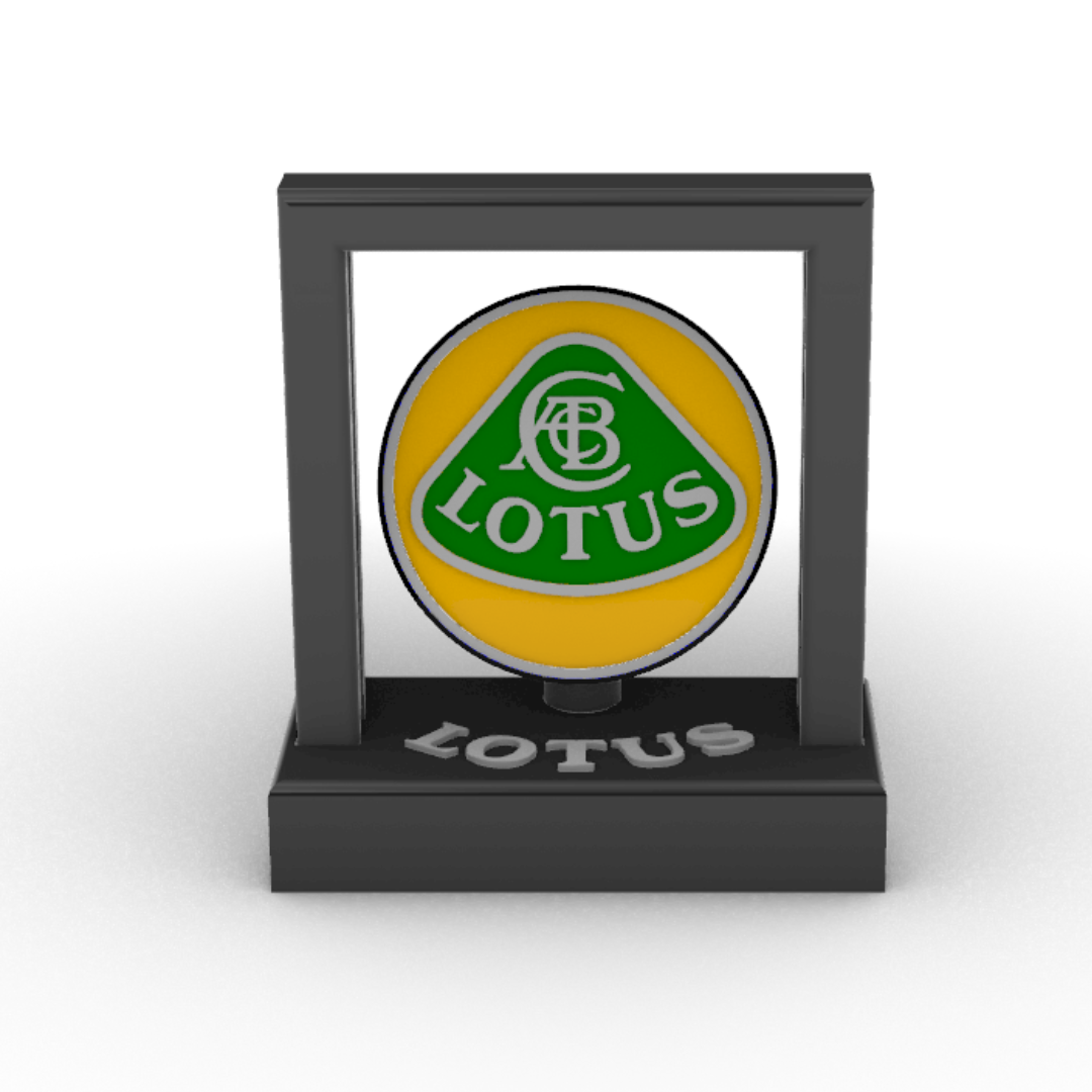 Lampada LED con logo Lotus