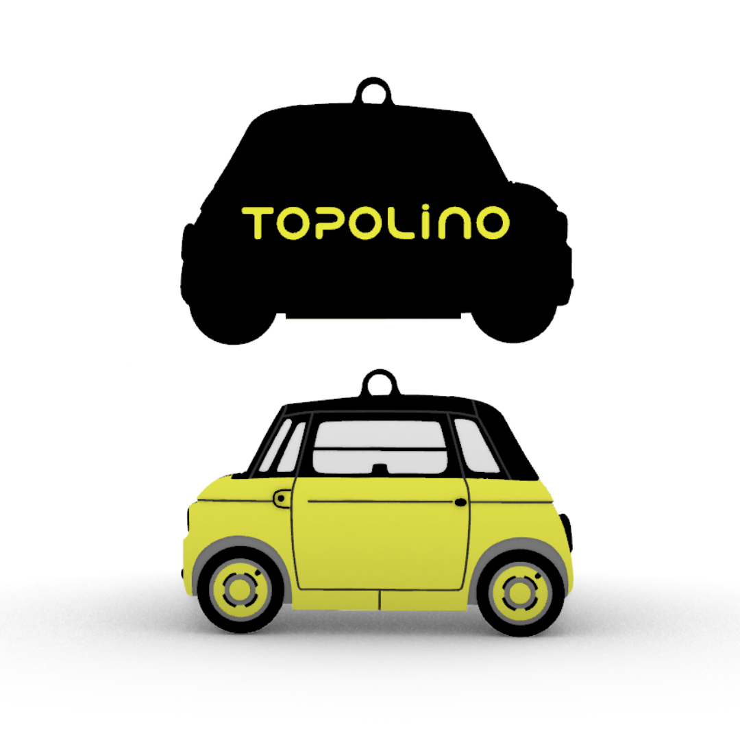 Portachiavi Fiat Topolino Stilizzata