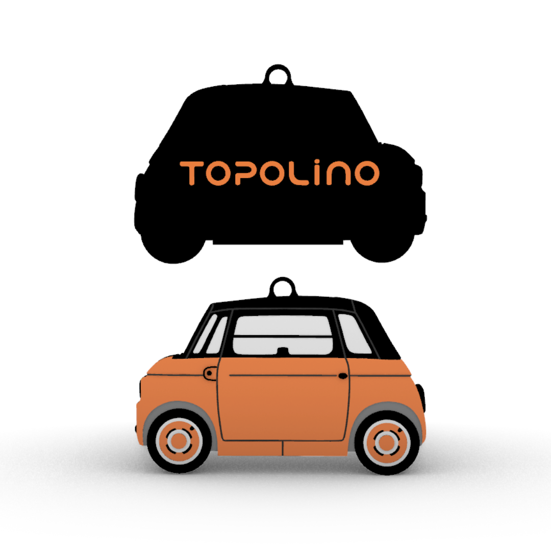 Portachiavi Fiat Topolino Stilizzata