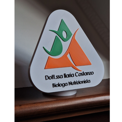 Logo da Scrivania con Piedistallo