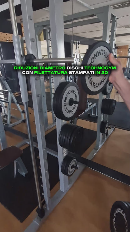 Borchiette interne dischi Technogym - Linea Silver