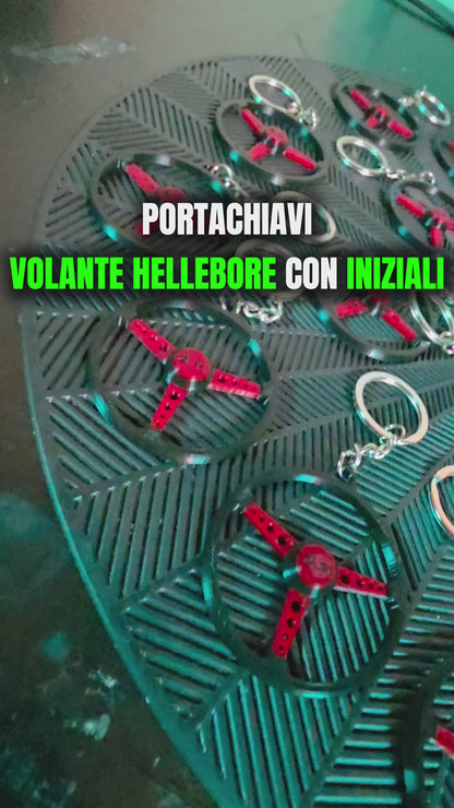 Portachiavi Volante Hellebore Personalizzato