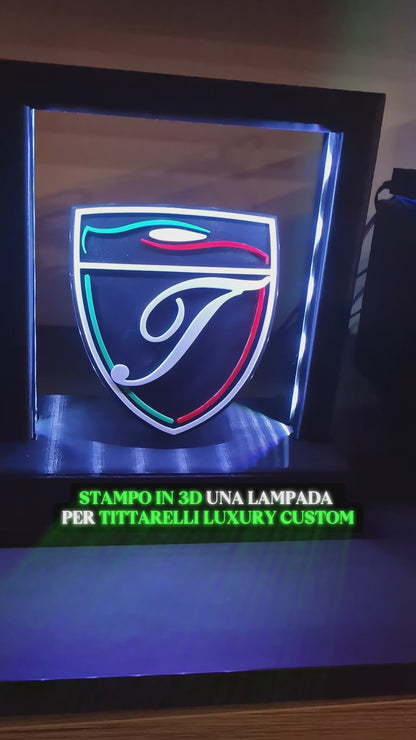 Lampada LED con Logo Personalizzato