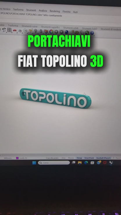 Portachiavi Fiat Topolino