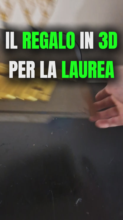Cappello Accademico Laurea Personalizzabile in 3D