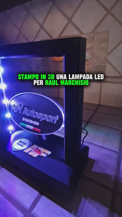 LAMPADA LED CON LOGO PERSONALIZZATO - RAUL MARCHISIO