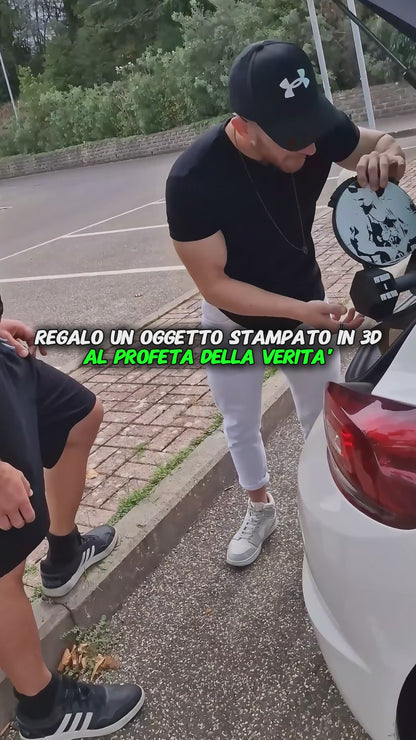 Foto a Rilievo Personalizzata su Manubrio Palestra