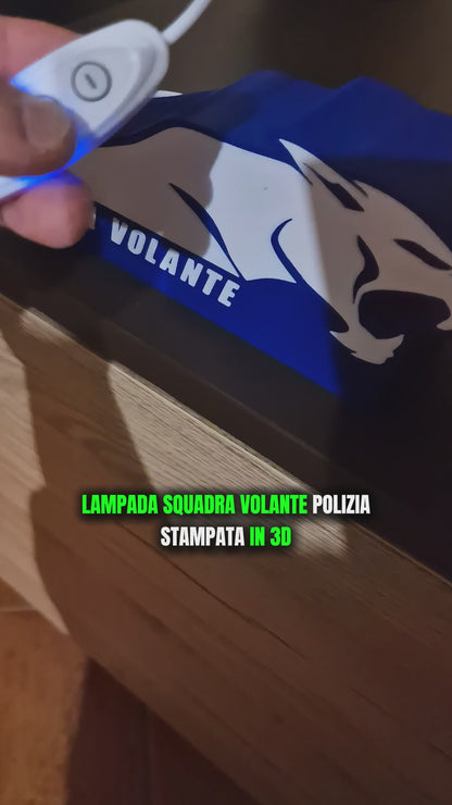 Lampada LED Polizia di Stato - Squadra Volante