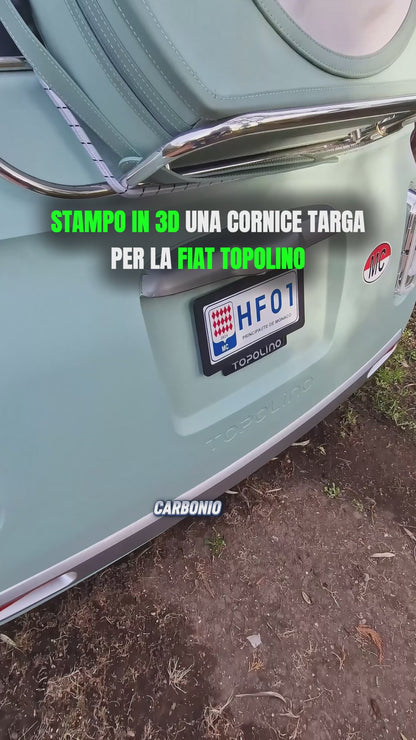 Cornice Targa Fiat Topolino - Portatarga